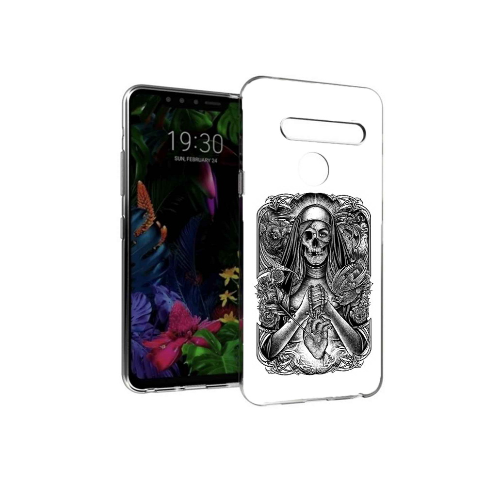 

Чехол MyPads Tocco для LG G8 скелет с сердцем (PT135945.76.603), Tocco