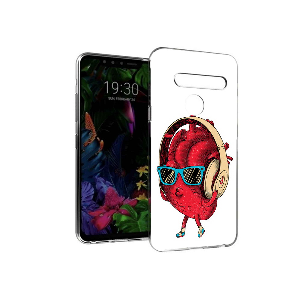 

Чехол MyPads Tocco для LG G8 слушай сердце (PT135945.76.609), Tocco