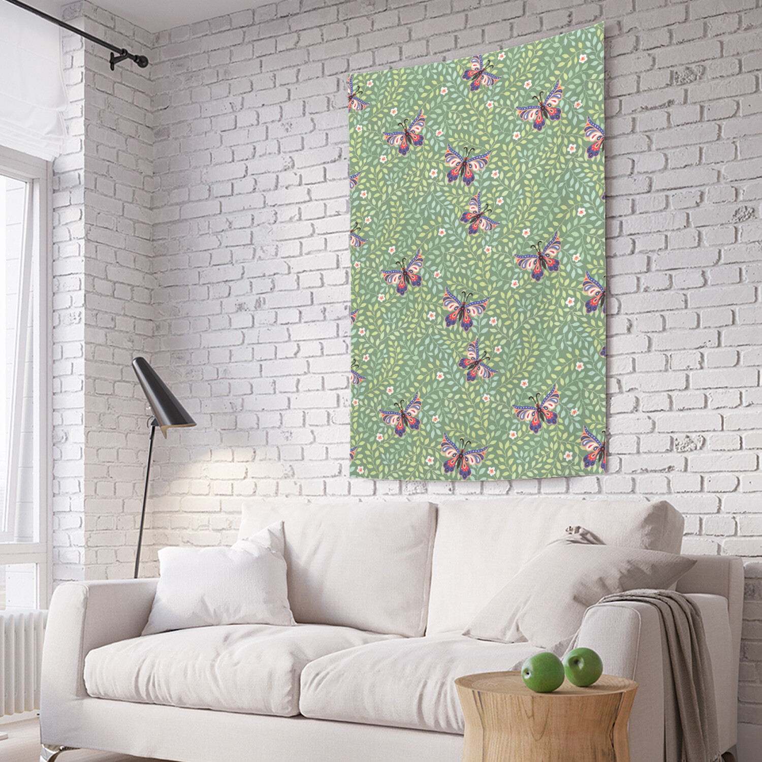 

Вертикальное фотопанно на стену JoyArty Бабочки пейсли 150x200 см, Бабочки пейсли