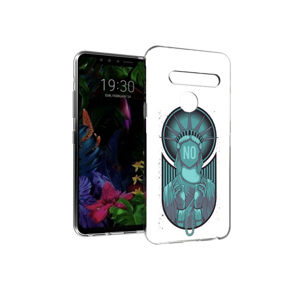 

Чехол MyPads Tocco для LG G8 статуя свободы зеленый (PT135945.76.623), Tocco