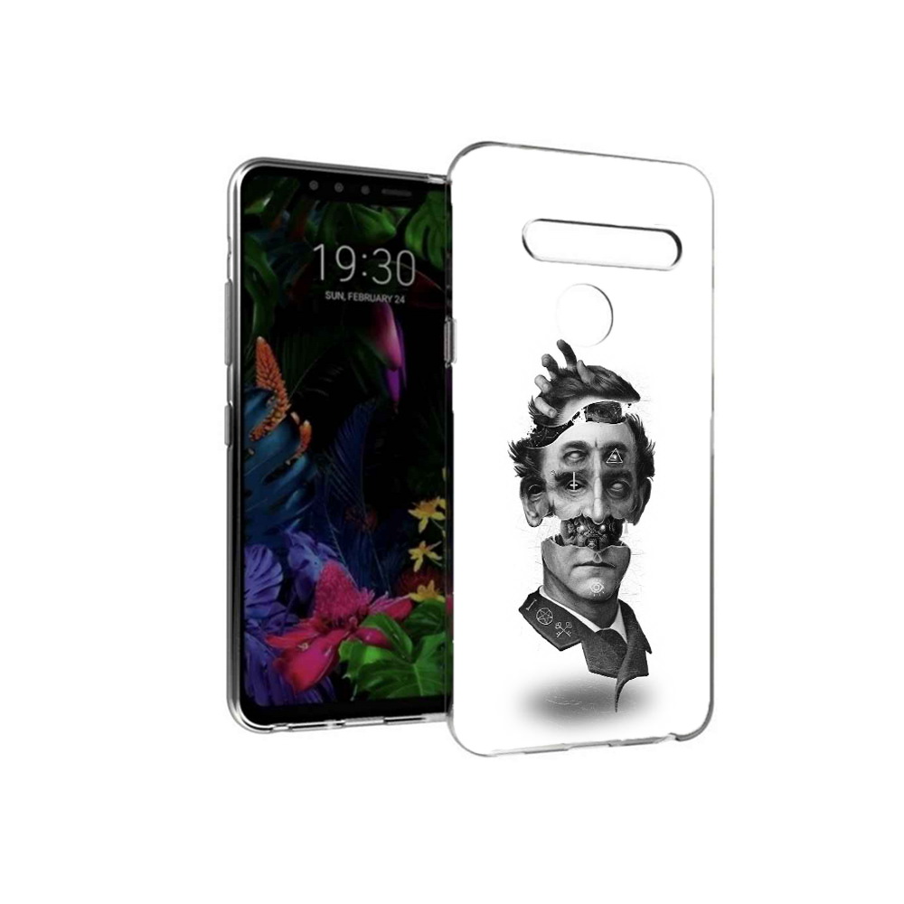 

Чехол MyPads Tocco для LG G8 страшное лицо абстракция (PT135945.76.628), Tocco