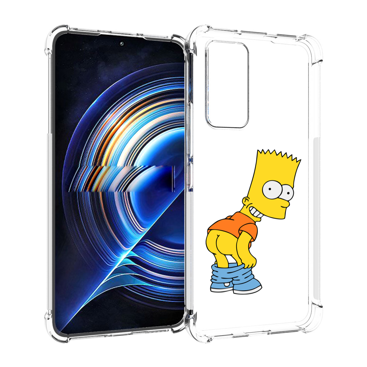 

Чехол MyPads барт-симпсон-довольный для Tecno Camon 19 Neo, Прозрачный, Tocco