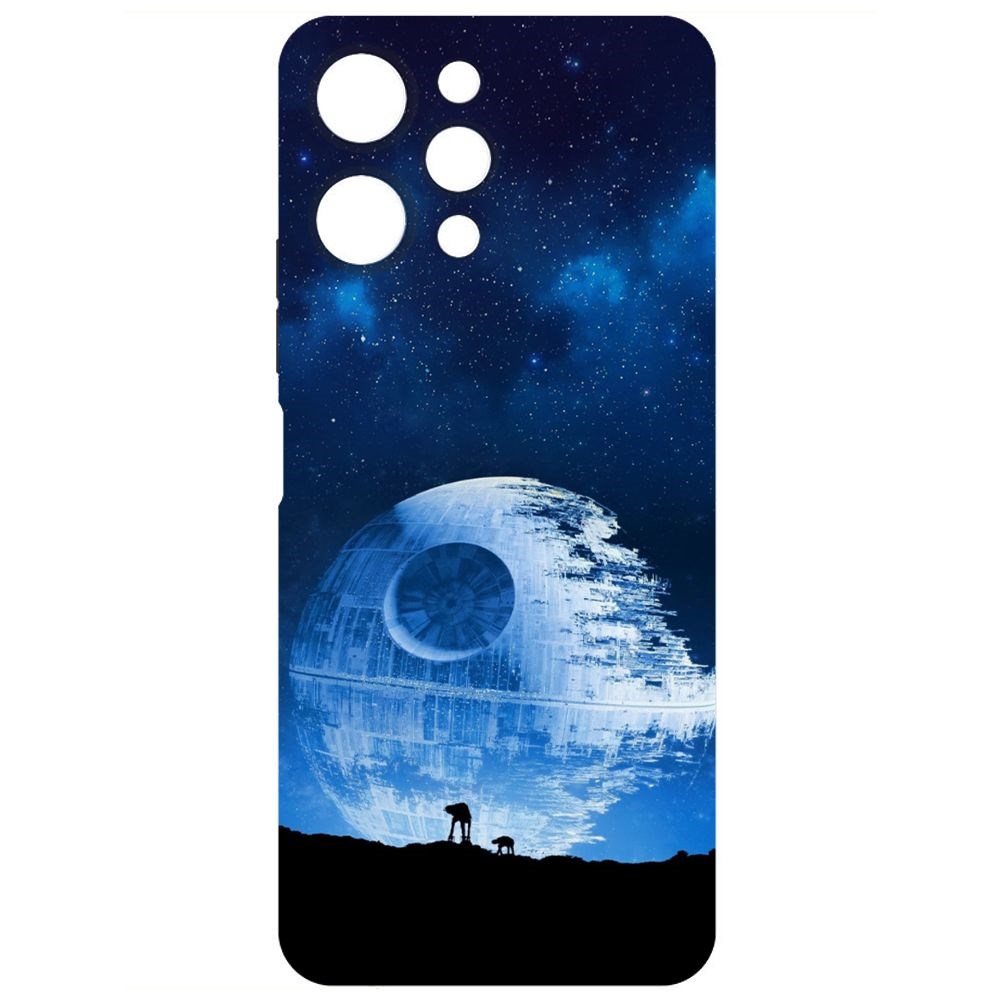 

Чехол-накладка Krutoff Soft Case Звездные Войны. Звезда смерти для Xiaomi Redmi 12 черный