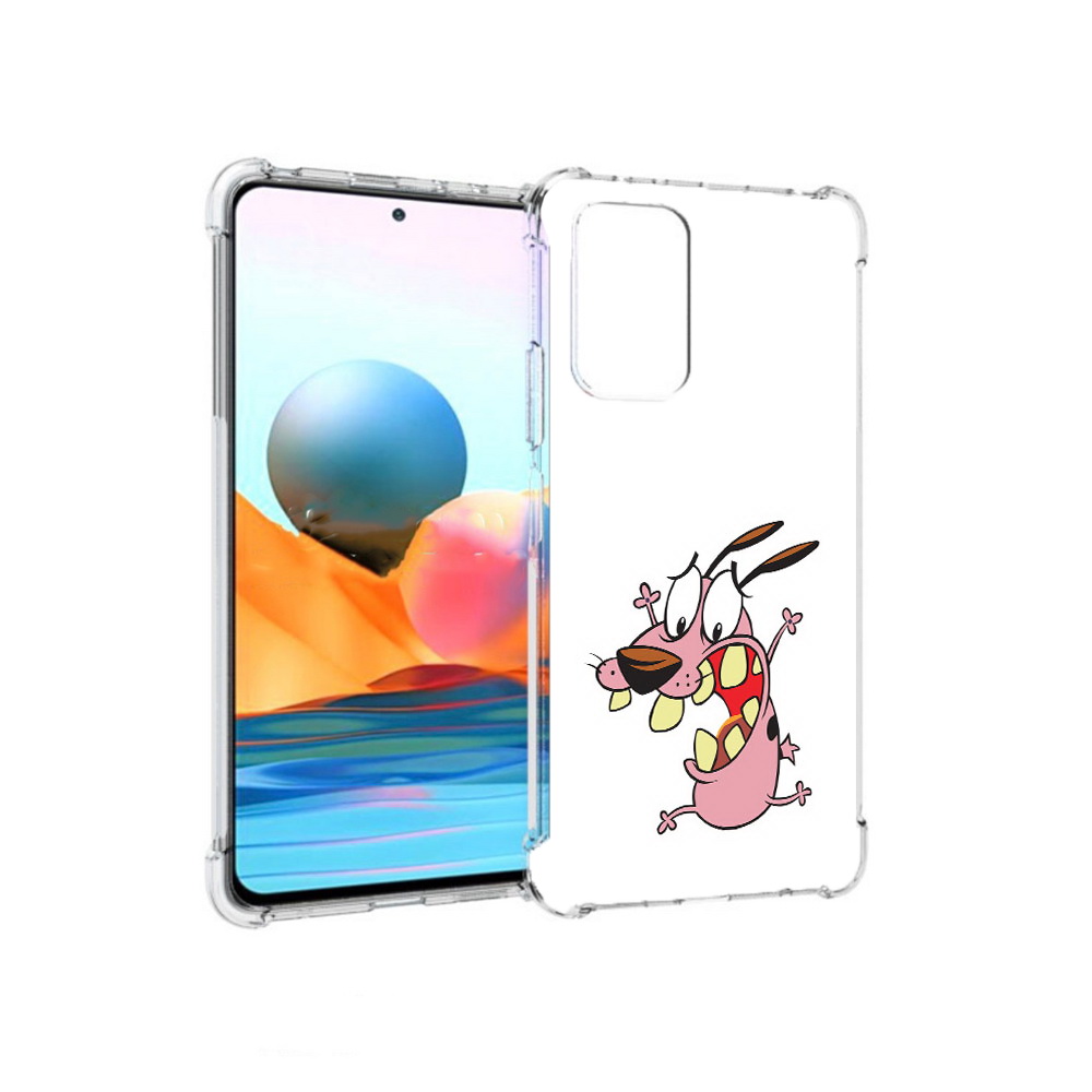 Чехол MyPads Tocco для Xiaomi Redmi Note 10 Pro зубастый бобик (PT158414.284.371)