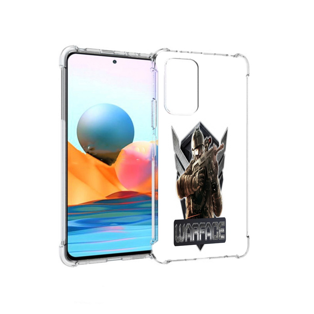 Чехол MyPads Tocco для Xiaomi Redmi Note 10 Pro игра про войну (PT158414.284.374)