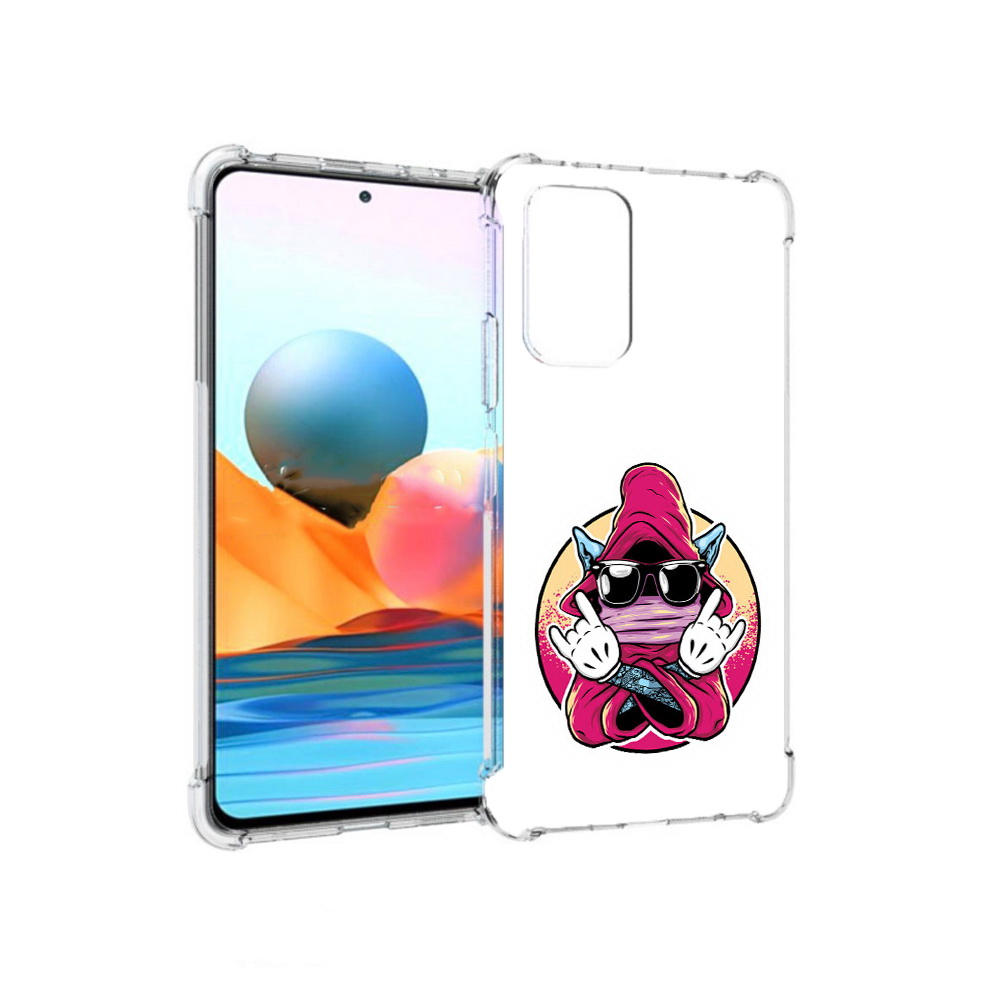 

Чехол MyPads Tocco для Xiaomi Redmi Note 10 Pro йоу (PT158414.284.382), Прозрачный, Tocco