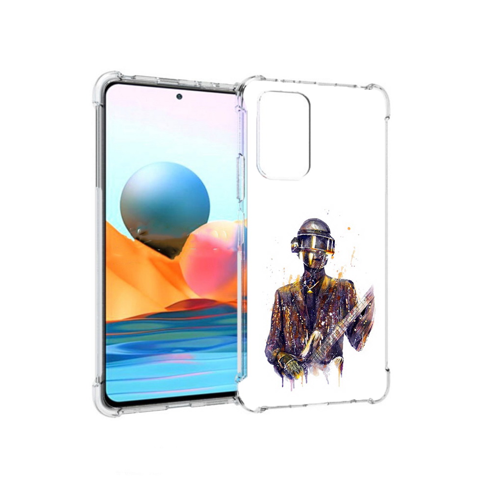 Чехол MyPads Tocco для Xiaomi Redmi Note 10 Pro космо-гитарист (PT158414.284.392)