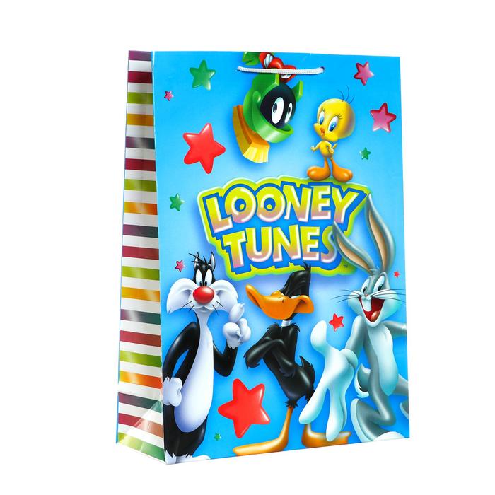

Пакет подарочный ND Play Looney Tunes-2 большой, 250x350x100 мм 292340, Разноцветный, 292340