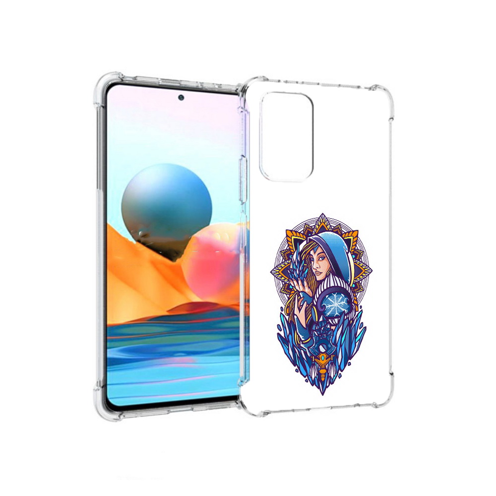 Чехол MyPads Tocco для Xiaomi Redmi Note 10 Pro кристал мейден дота 2 (PT158414.284.415)