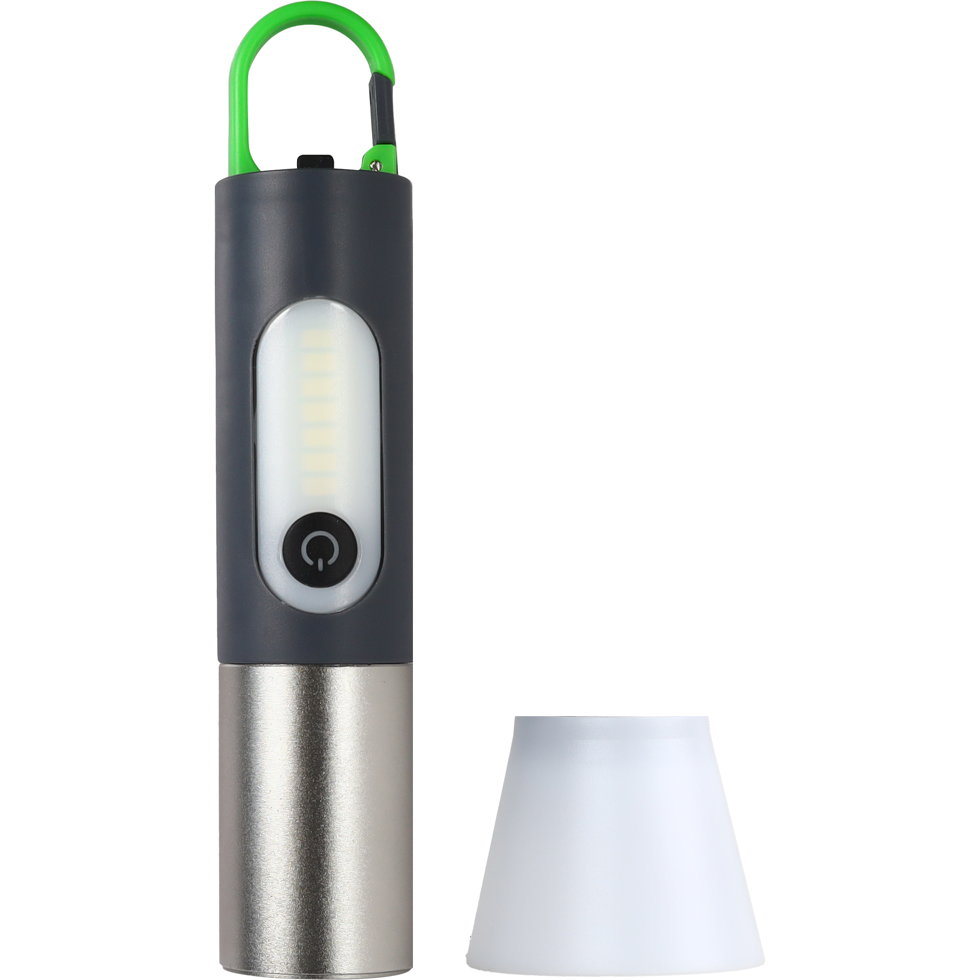 

Фонарь-ночник Smartbuy, сменный фокус, USB С заряд 4 режима, Серебристый;черный
