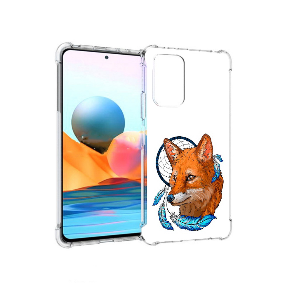 Чехол MyPads Tocco для Xiaomi Redmi Note 10 Pro лиса и ловец снов (PT158414.284.438)