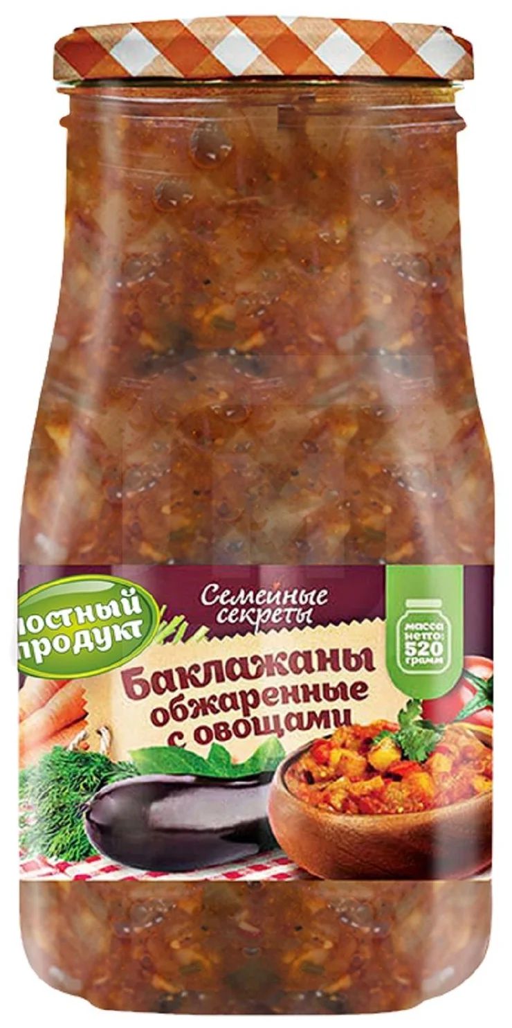 

Баклажаны Семейные секреты обжаренные с овощами 520 г