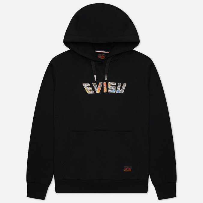 

Худи мужское Evisu 2EAHTM1SW314XXCT-BLKX черное L, 2EAHTM1SW314XXCT-BLKX