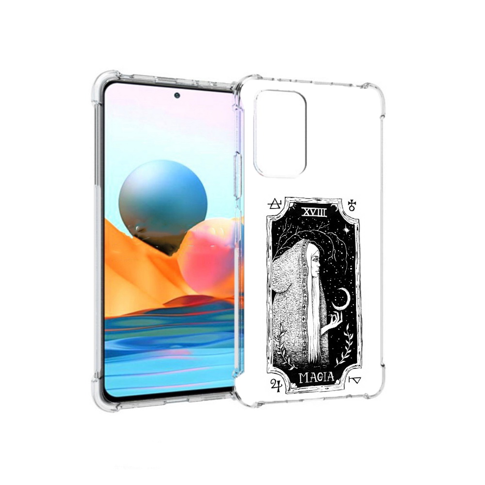 Чехол MyPads Tocco для Xiaomi Redmi Note 10 Pro лунная магия (PT158414.284.447)
