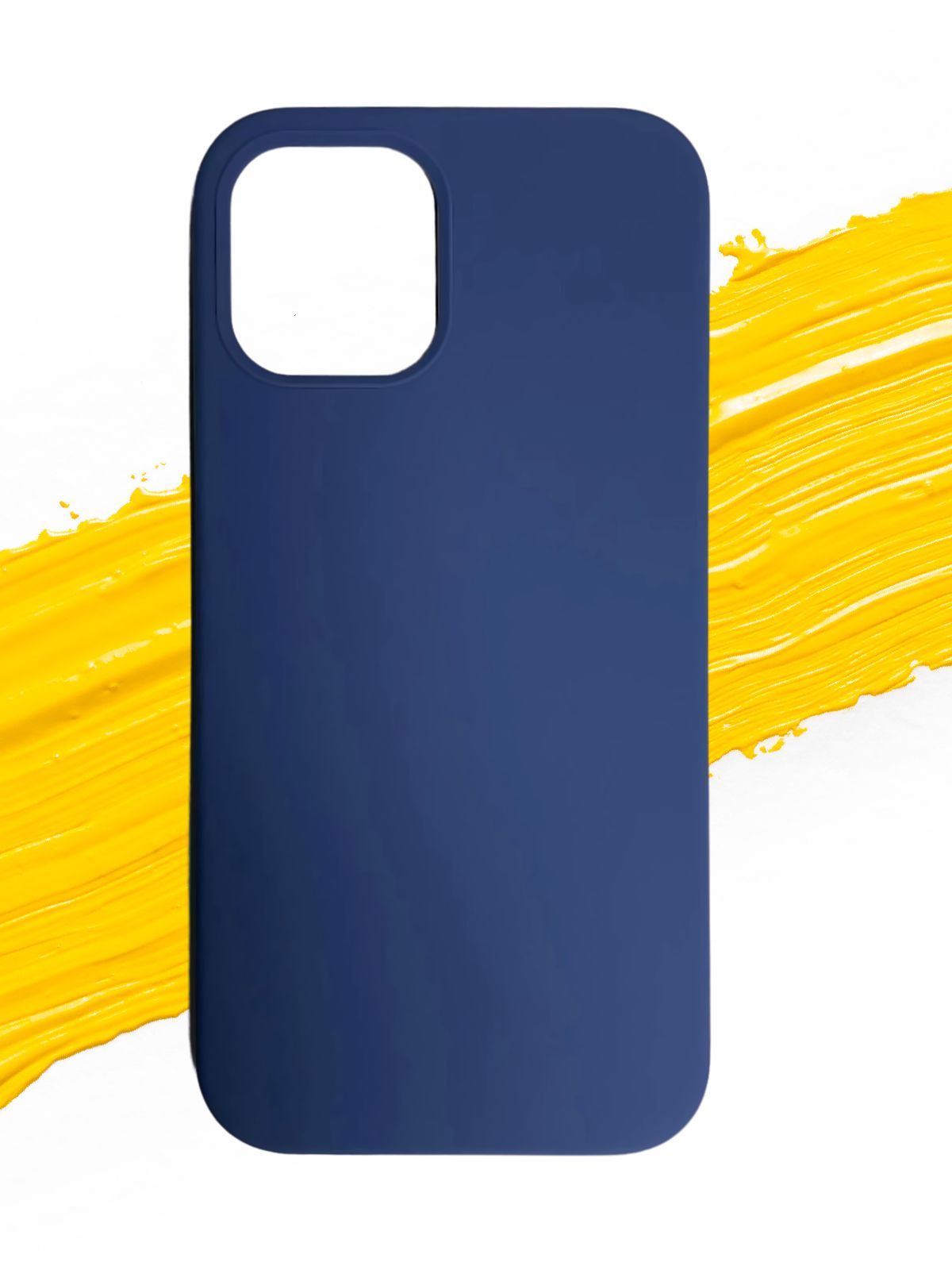 

Чехол для Apple iPhone 11, синий лен, Silicone case