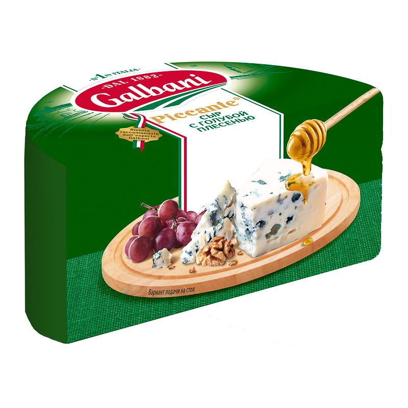 

Сыр Galbani Piccante с голубой плесенью 62% БЗМЖ +-500 г
