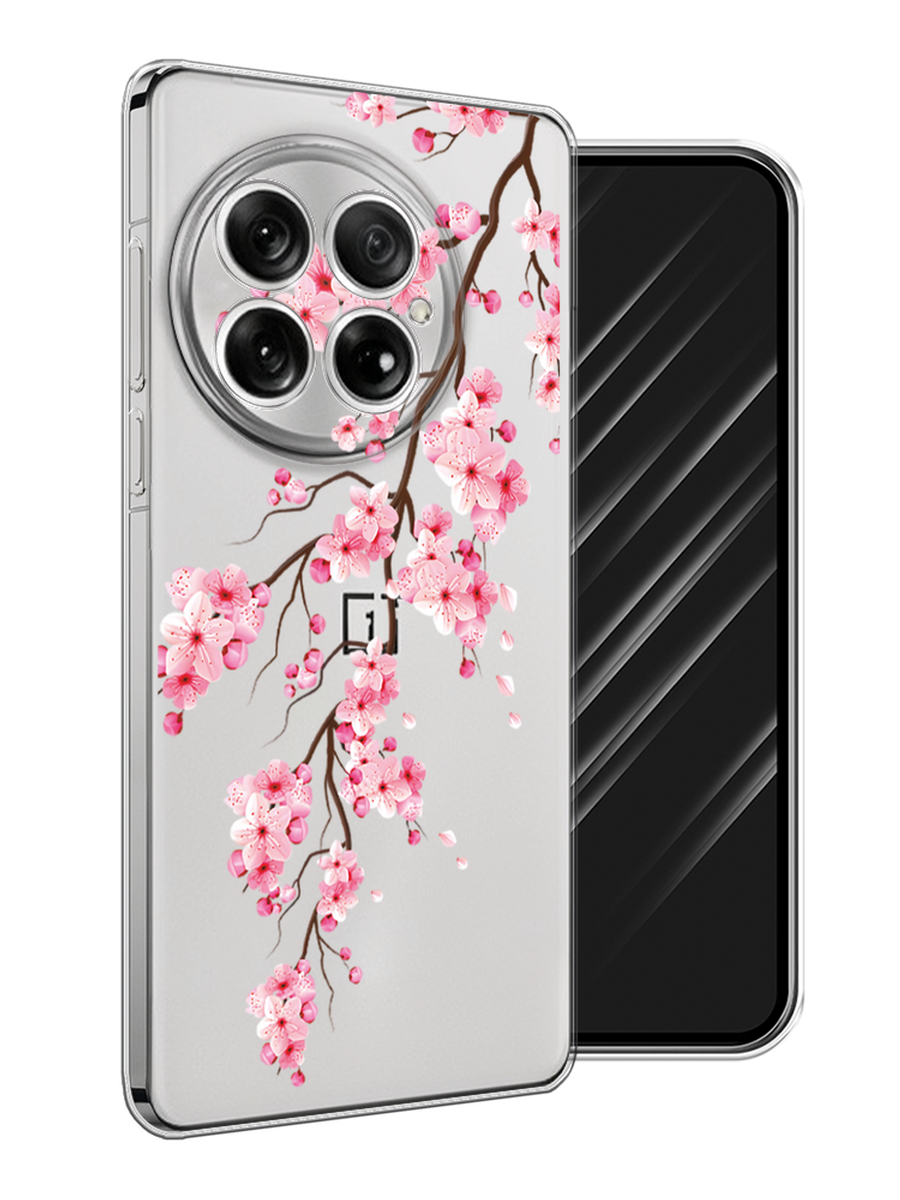 

Чехол Awog на OnePlus 13 "Розовая сакура", Розовый;белый;коричневый, 155350-1