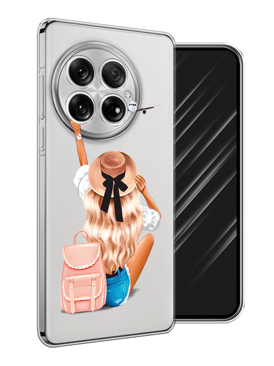 

Чехол Awog на OnePlus 13 "Автостопом самолетом", Бежевый;белый, 155350-1