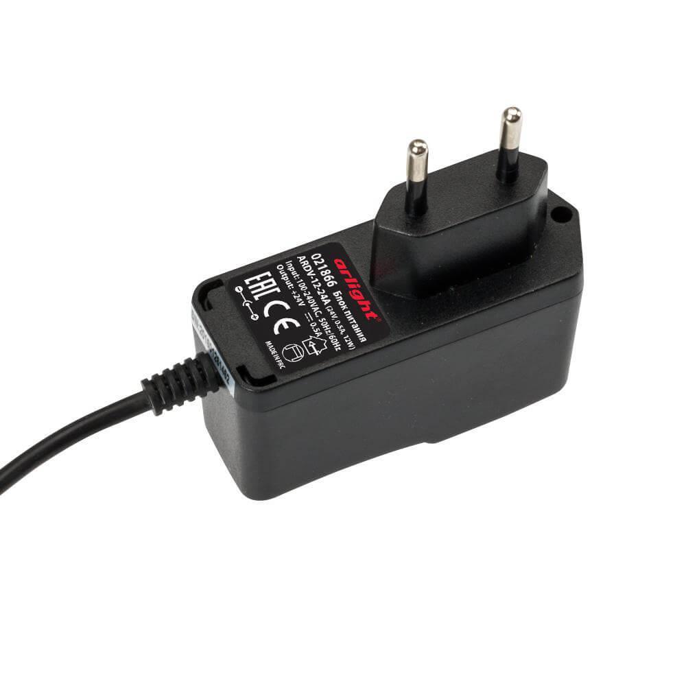 

Блок питания Arlight ARDV-12-24A 24V 12W IP20 0,5A 021866, Черный, 021866