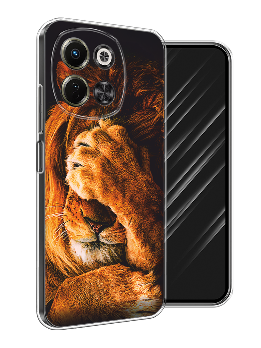 

Чехол Awog на Tecno Spark 30 5G "Львиный стыд", Коричневый;черный, 309750-1