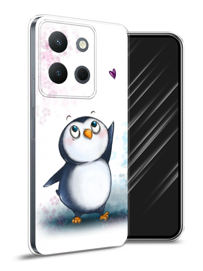 

Чехол Awog на Vivo Y36 4G "Пингвин и сердечко", Белый, 269250-1