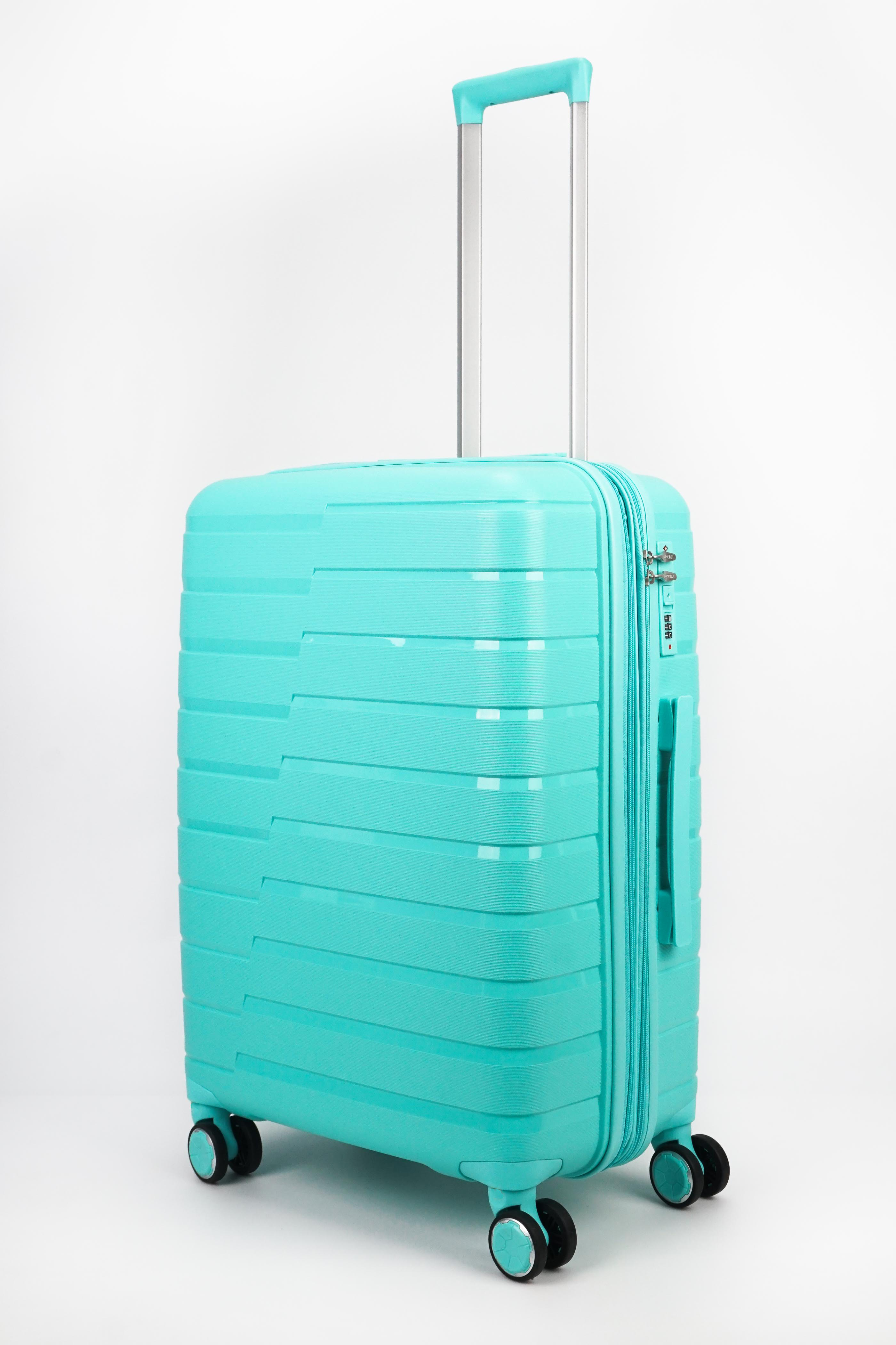 Чемодан унисекс Impreza 10 полос мятный M 7490₽