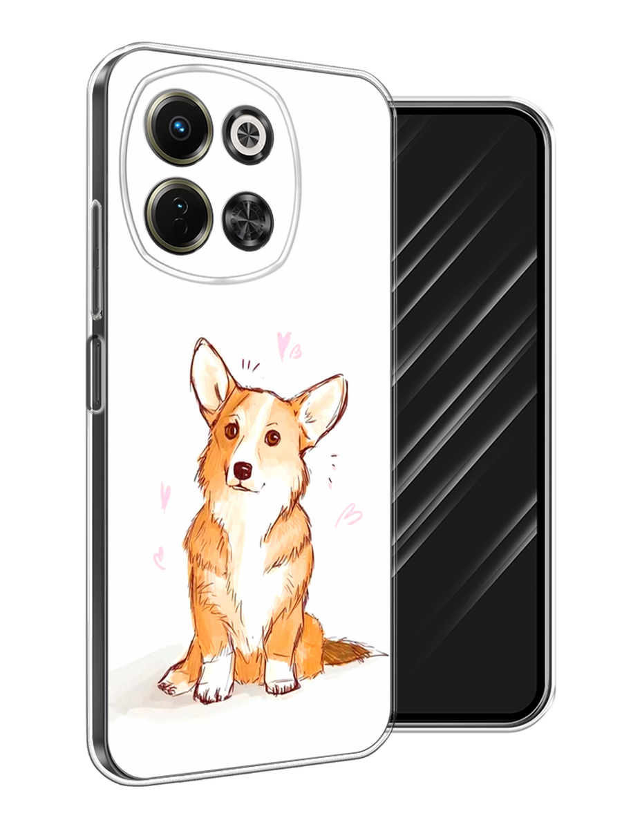 

Чехол Awog на Tecno Spark 30 5G "Корги любовь", Бежевый;белый, 309750-1