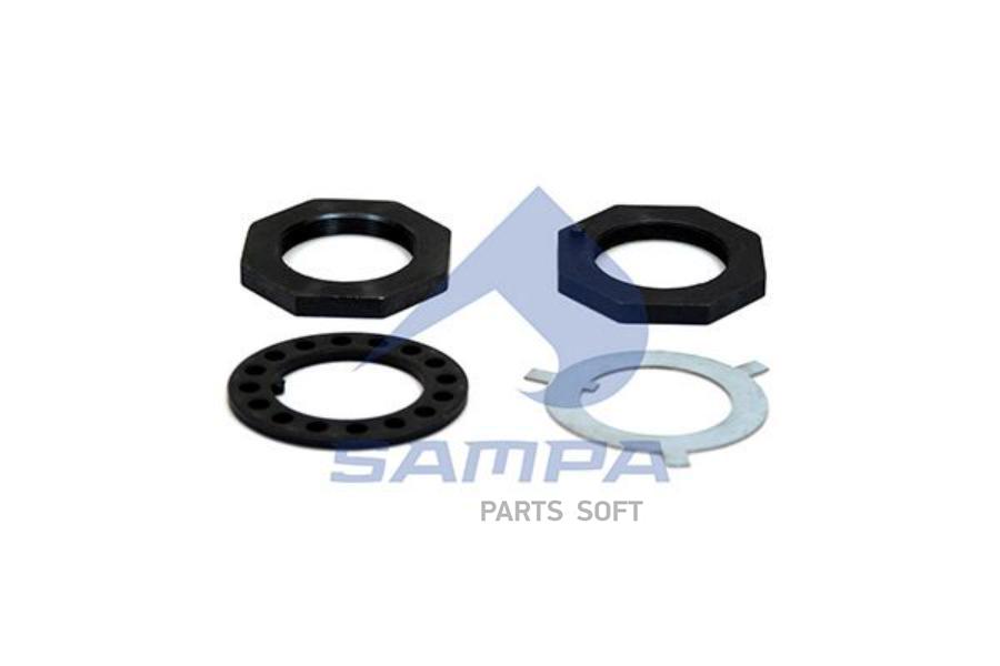 

SA086.509_р/к ступицы (м) 2гайки+шайба (с лепестками)+стопорн. кольцо \York