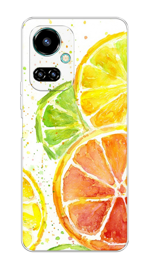 

Чехол на Tecno Camon 19/19 Pro 4G "Цитрусовые", Белый;желтый;красный;зеленый, 301650-1