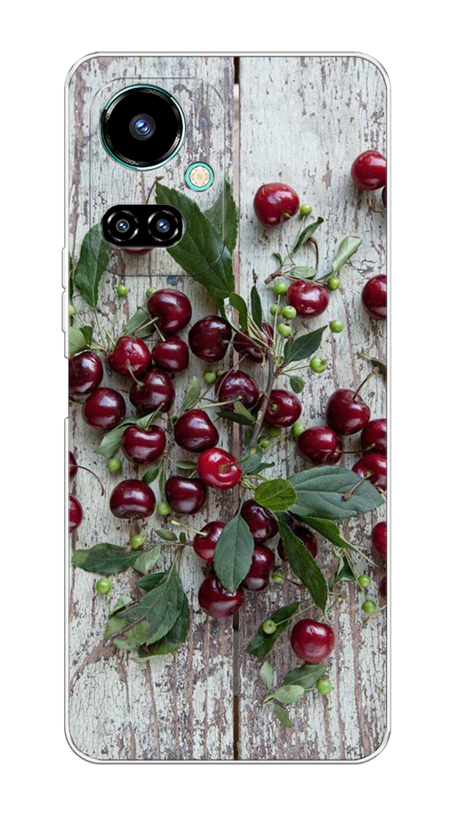 

Чехол на Tecno Camon 19/19 Pro 4G "Вишня", Бордовый;зеленый;серый, 301650-1