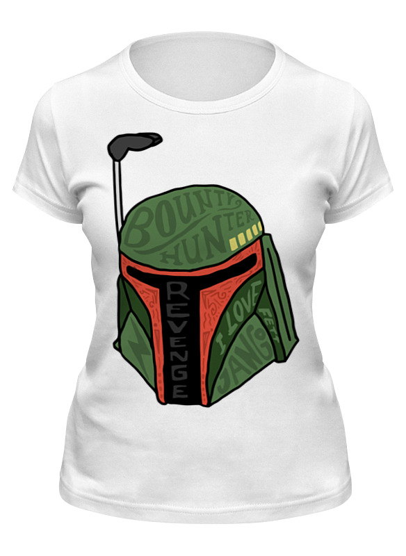 

Футболка женская Printio Boba fett (star wars) белая M, Белый, Boba fett (star wars)