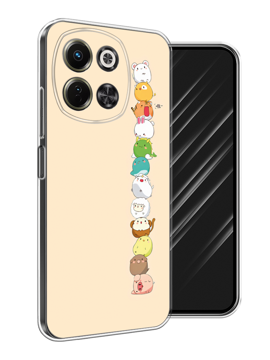 

Чехол Awog на Tecno Spark 30 5G "Питомцы Чиби", Желтый, 309750-1