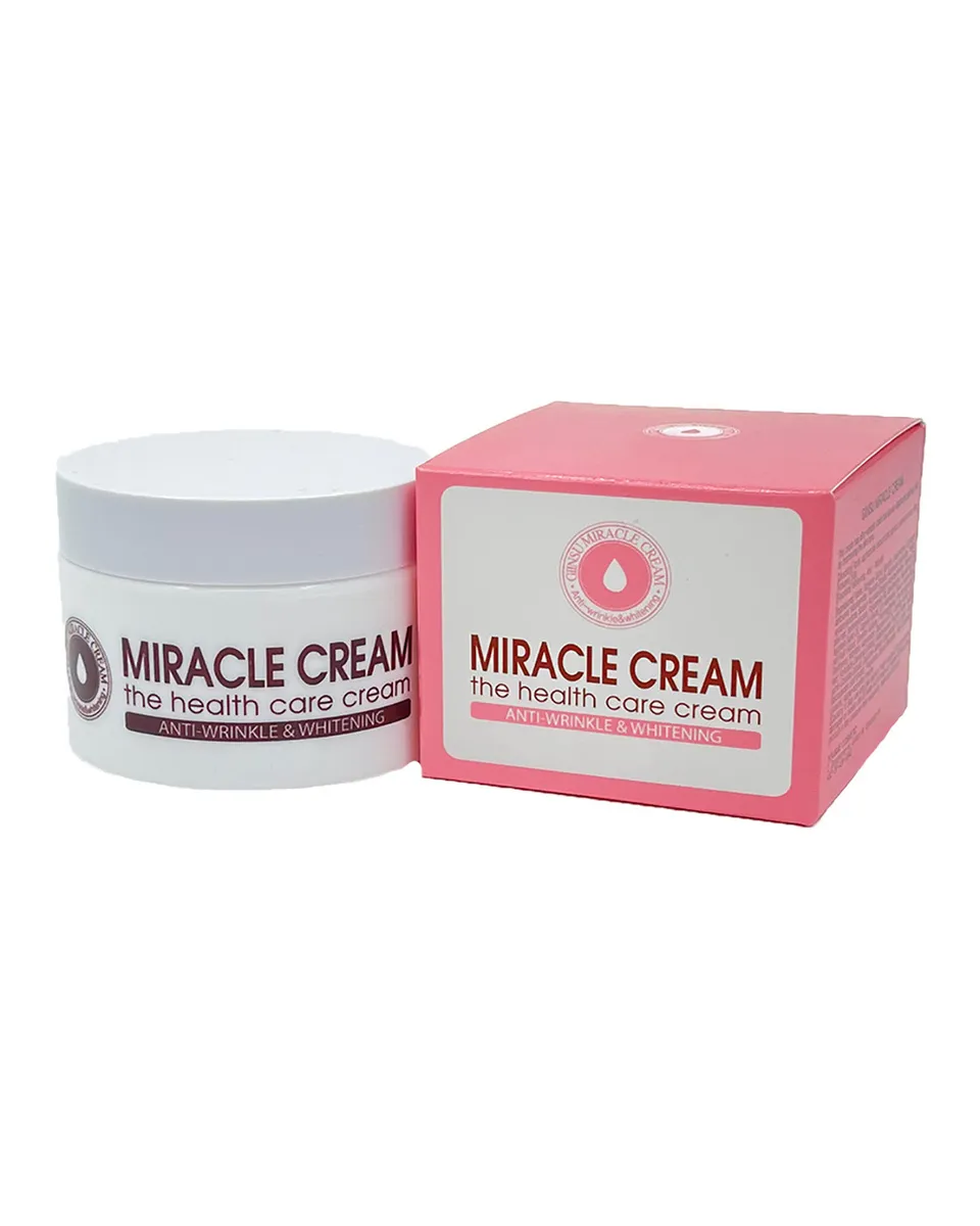 фото Отбеливающий крем для лица ginsu miracle cream 50 г