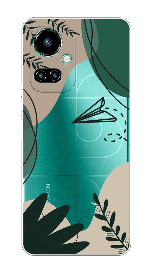 

Чехол на Tecno Camon 19/19 Pro 4G "Secret Garden", Зеленый;бежевый;черный, 301650-1