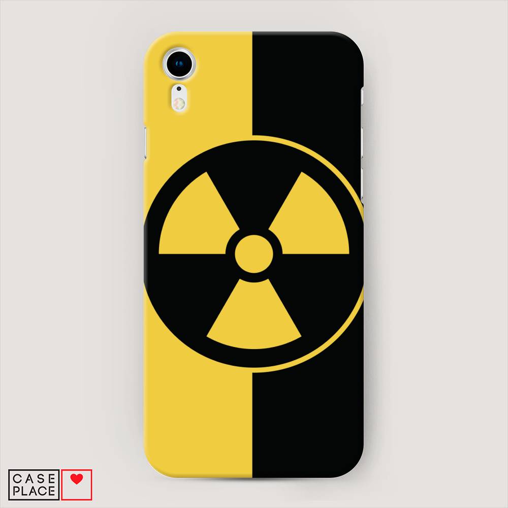 

Пластиковый чехол "Эмблема черно-желтая" на Apple iPhone XR (10R), 12020-7
