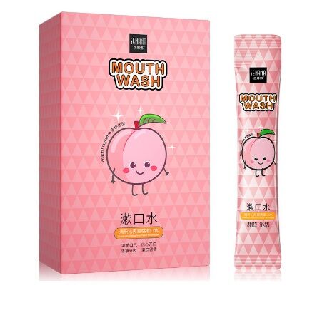 фото Ополаскиватель для полости рта senana peach mouth wash с экстрактом персика 20х10 мл