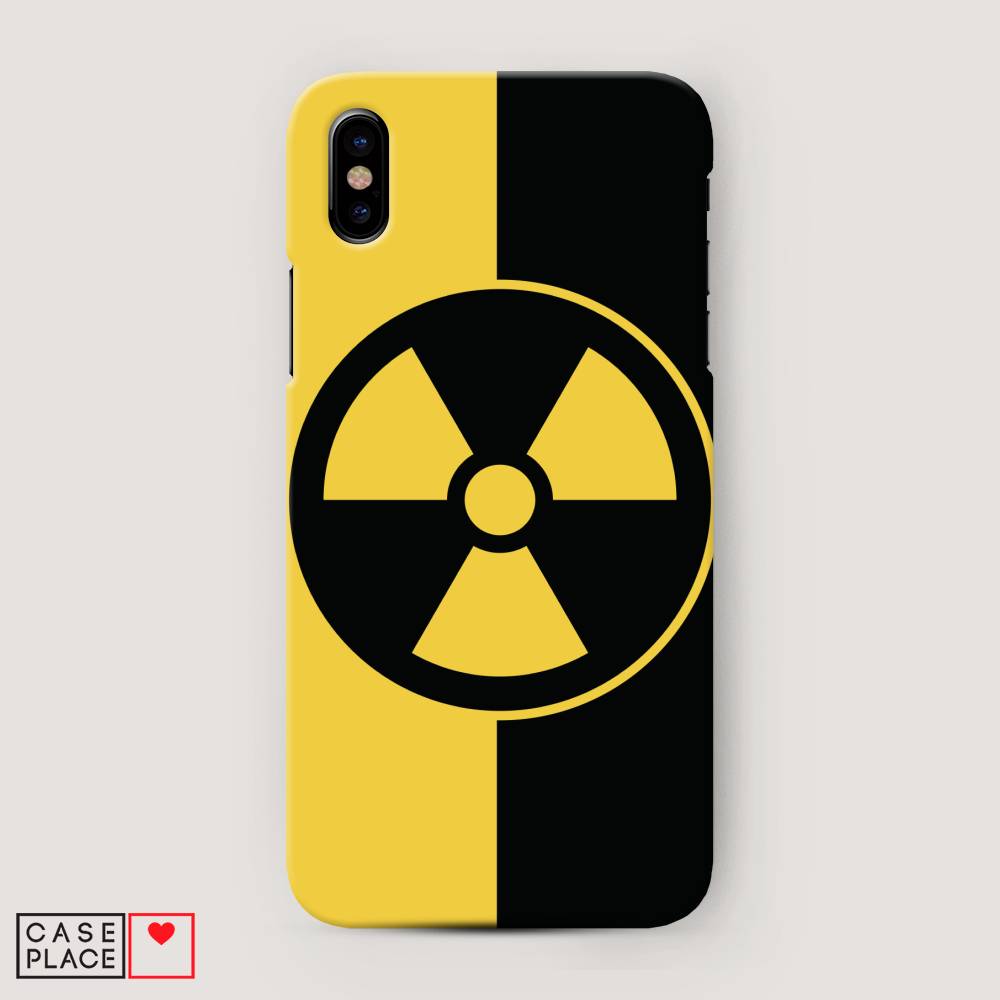 

Пластиковый чехол "Эмблема черно-желтая" на Apple iPhone XS Max (10S Max), 11920-7