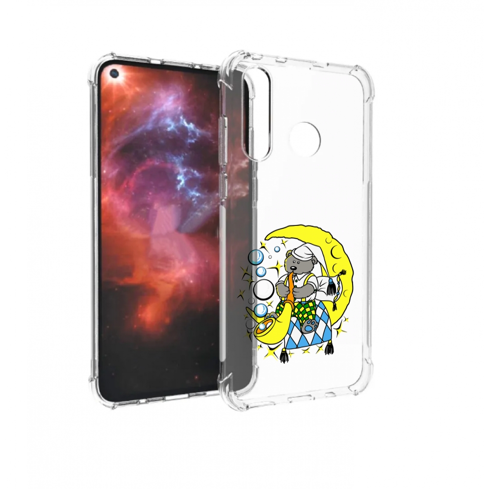 

Чехол бампер MyPads Сырная луна для Huawei Nova 4 противоударный, Прозрачный, Tocco