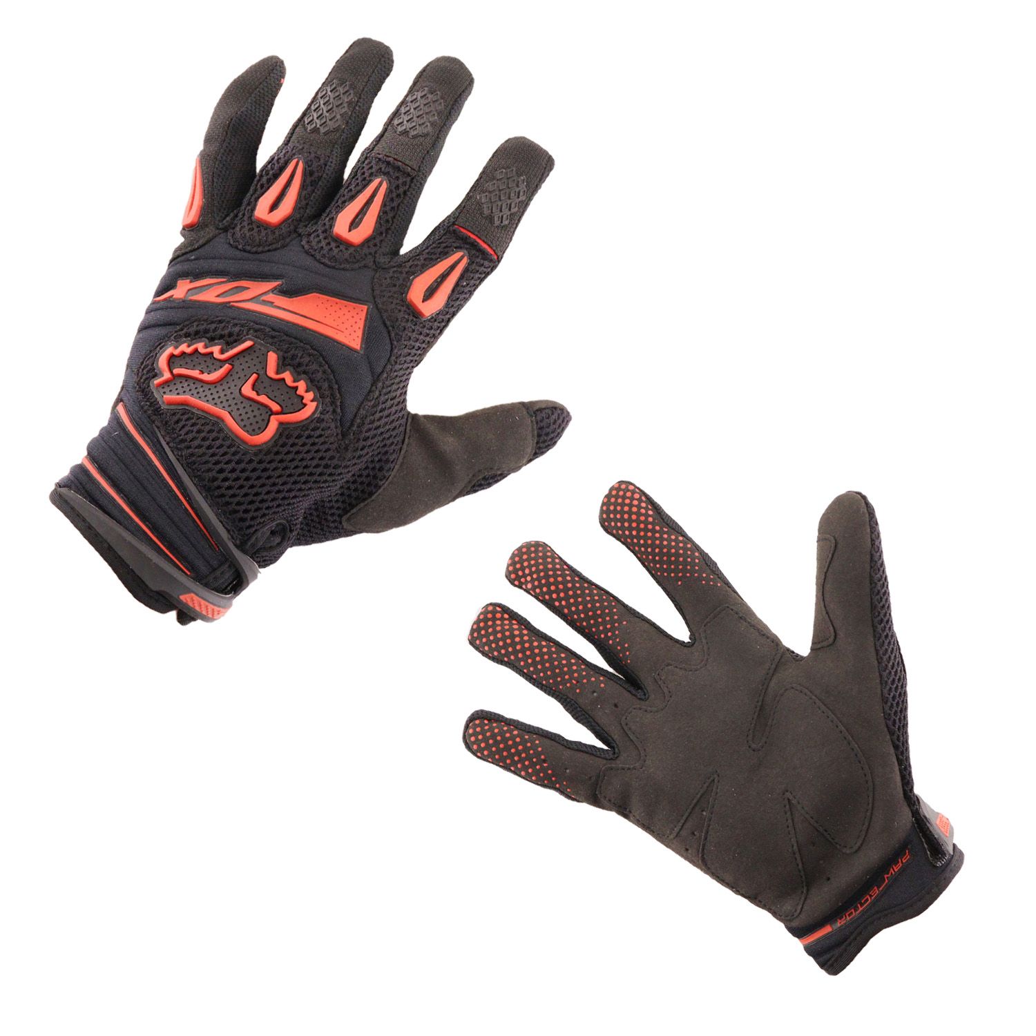 Мото перчатки FOX DIRTPAW, M, черно-красные