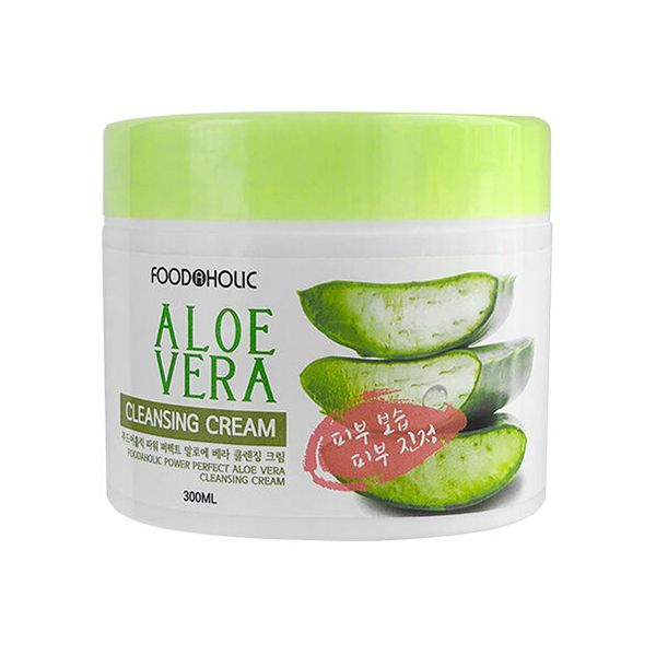 FOODAHOLIC ALOE VERA CLEANSING CREAM Очищающий крем для лица с экстрактом алоэ 300мл