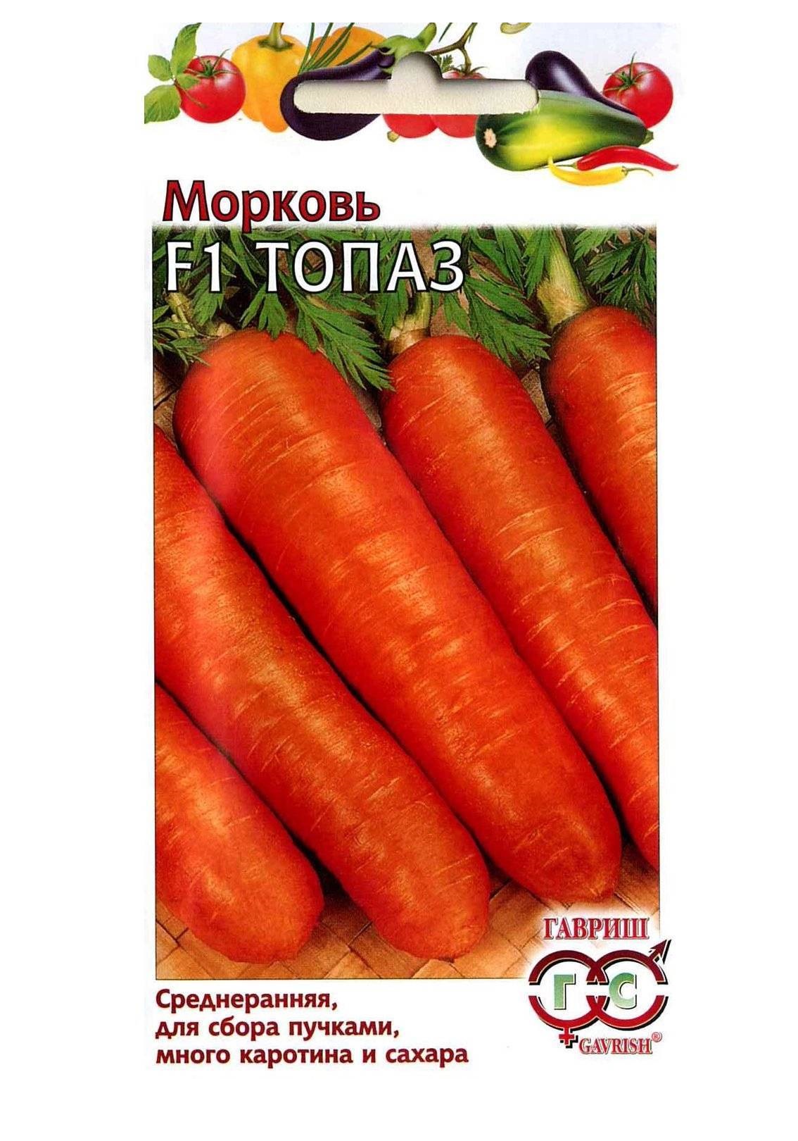 

Морковь Топаз F1 0,5гр. (Гавриш)