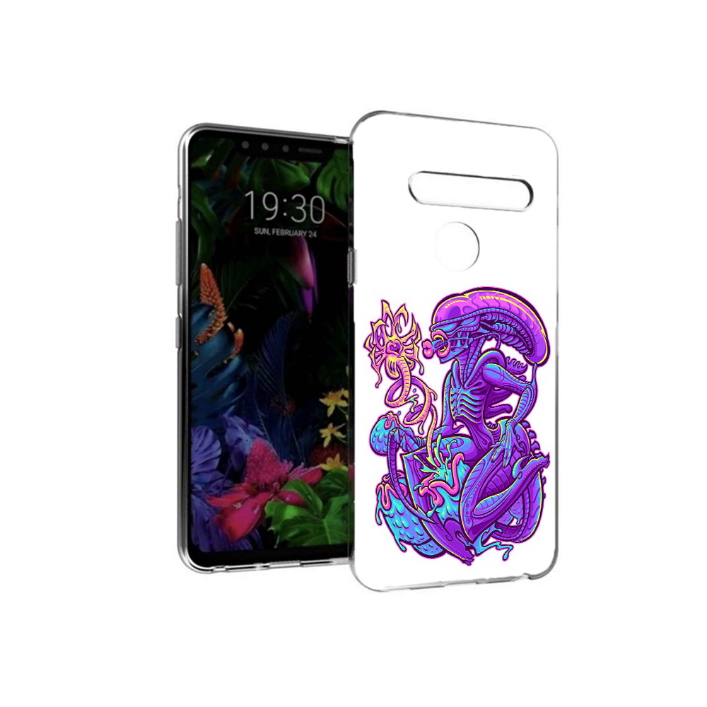 

Чехол MyPads Tocco для LG G8 чужой фиолетовый цвет (PT135945.76.693), Tocco