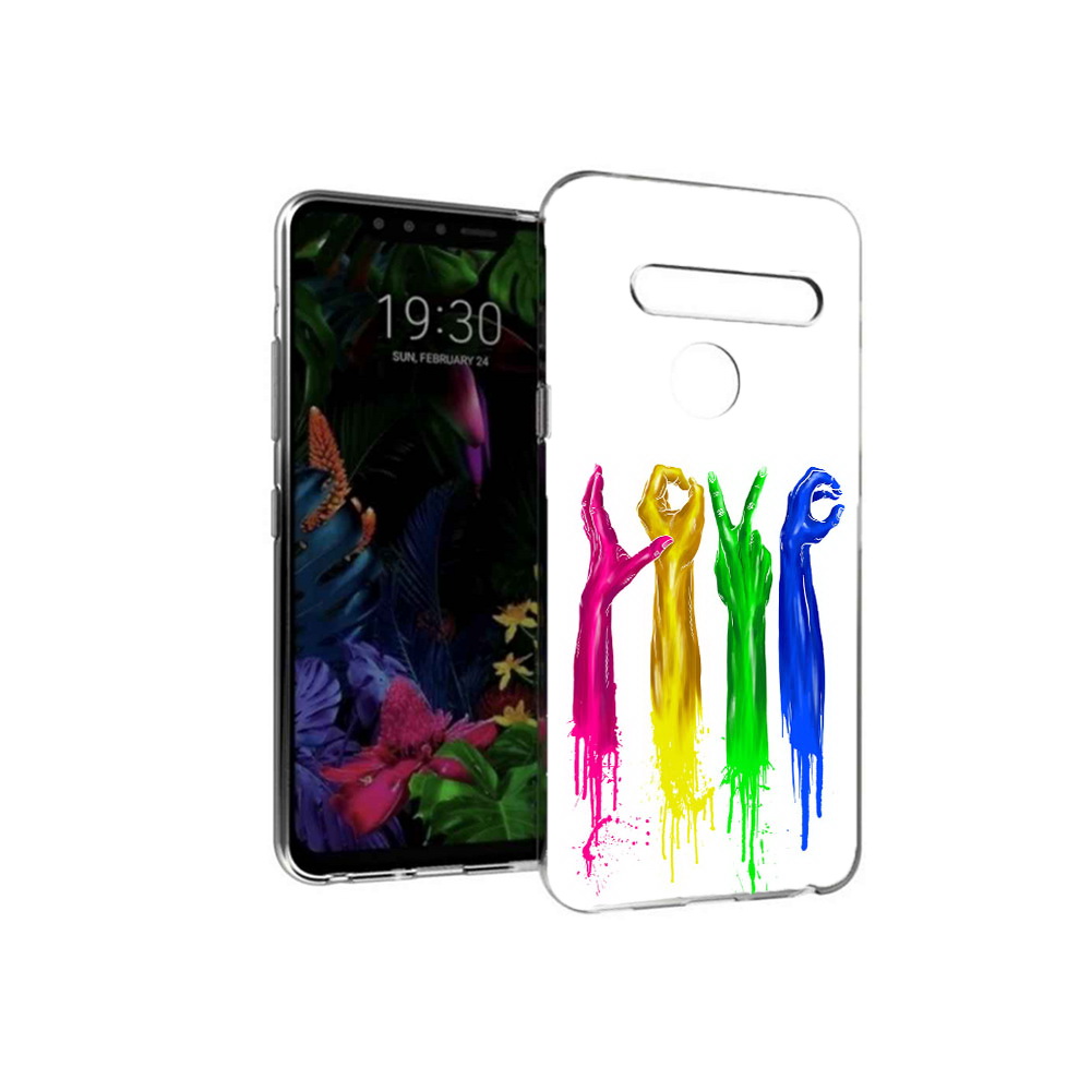 

Чехол MyPads Tocco для LG G8 яркие руки love (PT135945.76.707), Tocco
