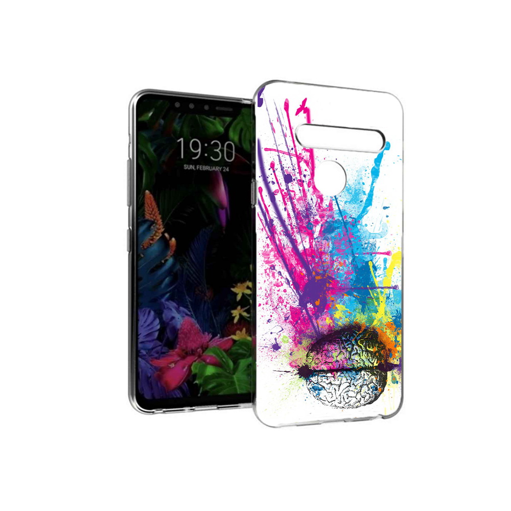 

Чехол MyPads Tocco для LG G8 яркий красочный мозг (PT135945.76.710), Tocco
