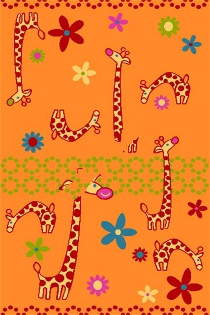 

Agnella Ковер Funky Giraffe a apricot 0.8x1.2м, Funky