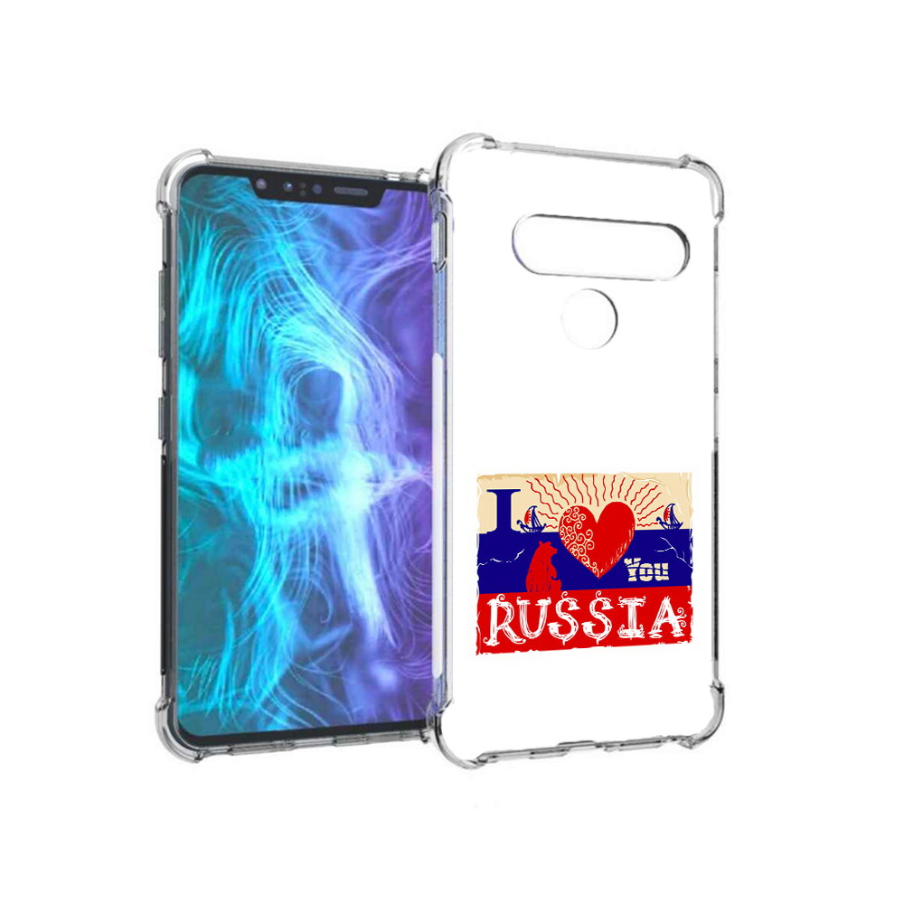 

Чехол MyPads Tocco для LG G8 Люблю Россию (PT135945.77.112), Tocco