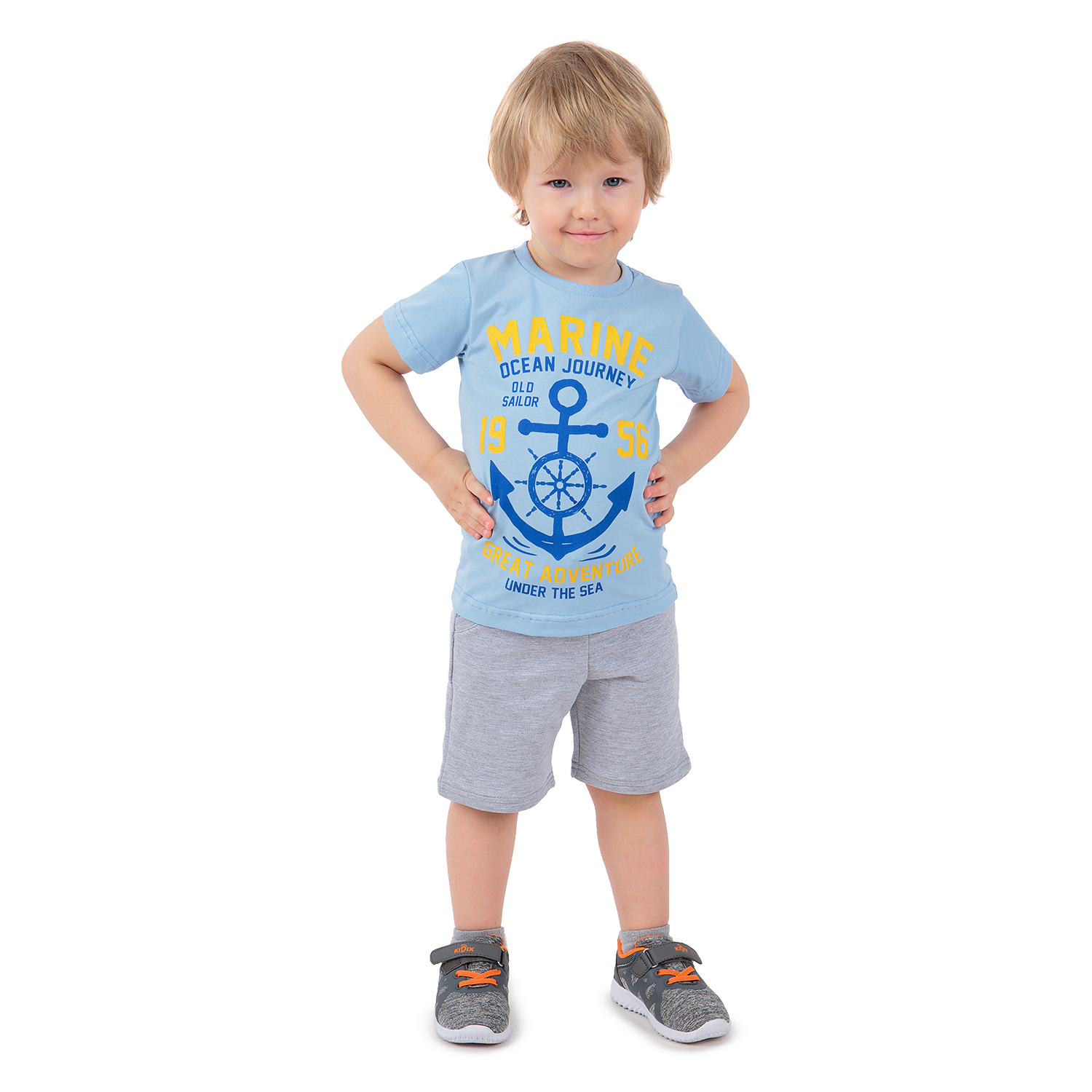 

Футболка Leader Kids Морской фрегат синий р.110, GL001121865