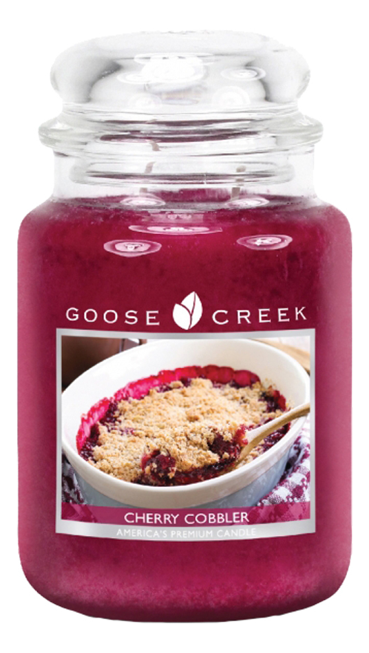 фото Ароматическая свеча goose creek cherry cobbler (вишневый пирог) свеча 680г