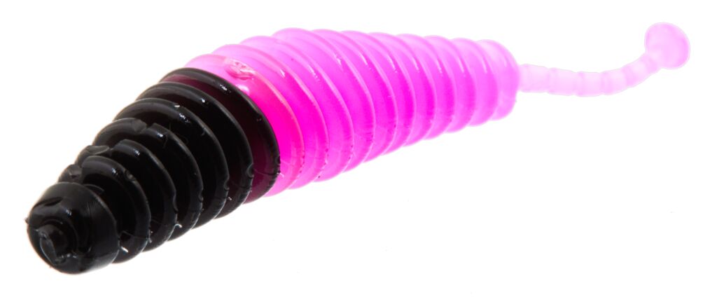

Слаги съедобные искусственные LJ Pro Series TRICK WORM 2,0in (05.00)/T91 10шт., Розовый;черный