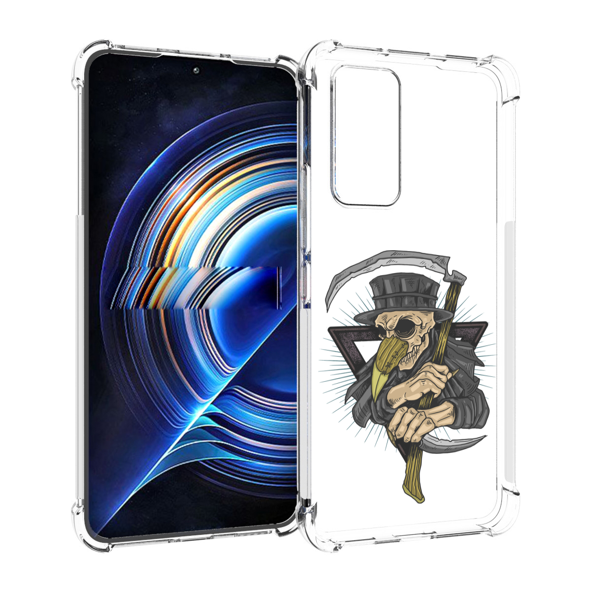 

Чехол MyPads борец-с-чумой для Tecno Camon 19 Neo, Прозрачный, Tocco